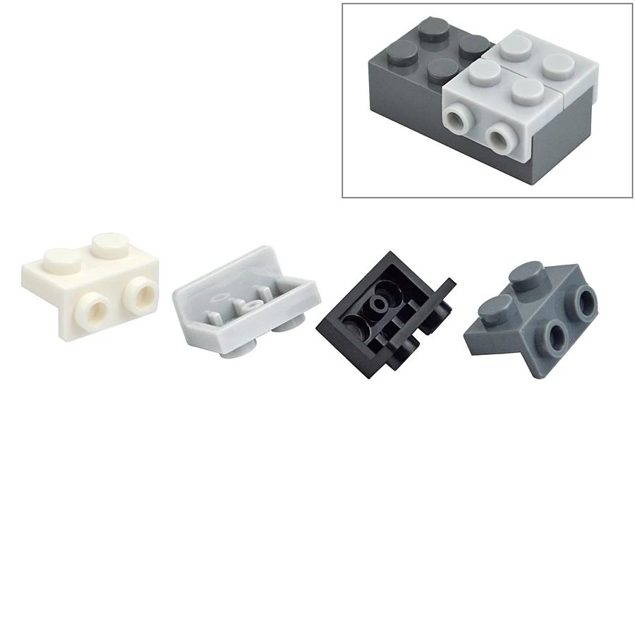 High-Tech Buildings Blocks Parts 30Pcs DIY Parts Compatible MOC Bricks 99781 1x2-1x2 Bracket Modular Plate Educational Kid Toys