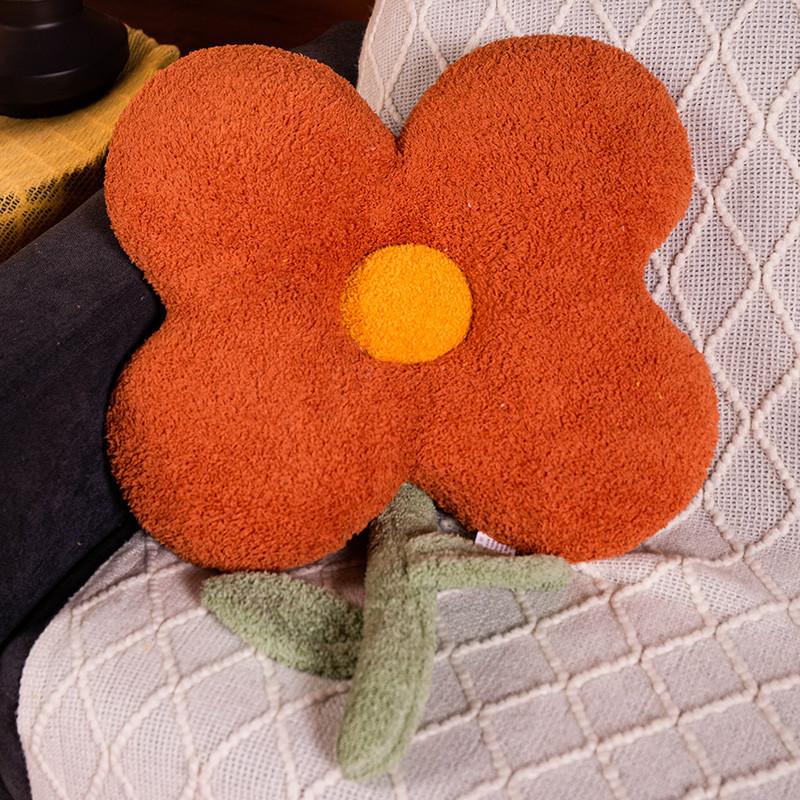 Tulip Flower Pillow Plush Toy Sunflower Doll Sofa Pillow Cushion Office Chair Cushion Waist Pad