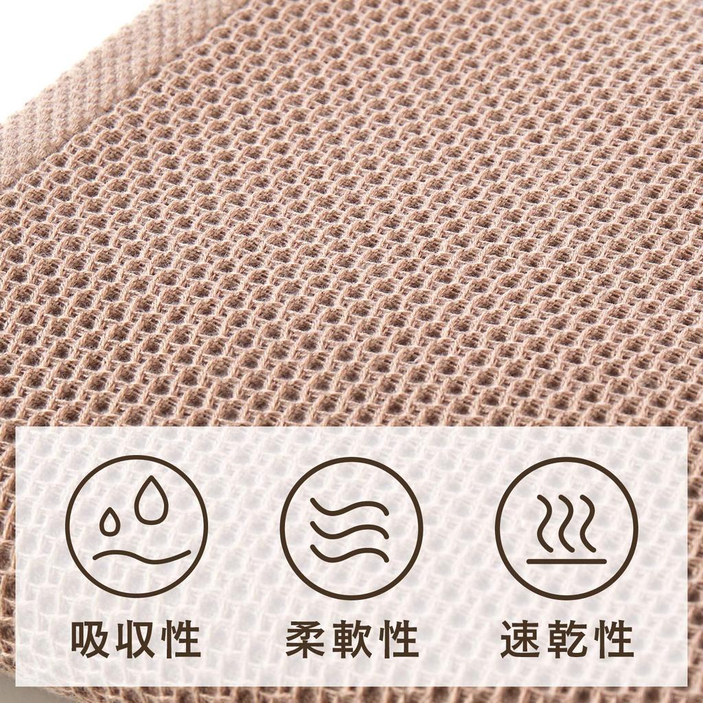 ORIGINLIFE Bath Large Waffle Hotel Cotton Towel, Size, Brown, Weave, Type, 100%