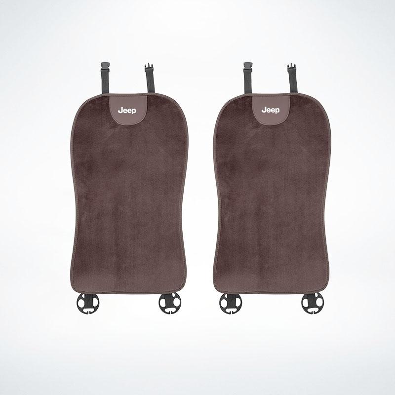 Car Seat Cover Backrest Pad Cushion Plush Interior Accessories For Jeep Grand Cherokee Wrangler JK Gladiator Compass Renegade AMV1