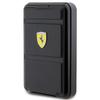 Ferrari Powerbank Bezprzewodowy 15Wfepb10Msplek 10000 Mah Z Funkcją Standu Czarny/Black Metal Logo Magsafe