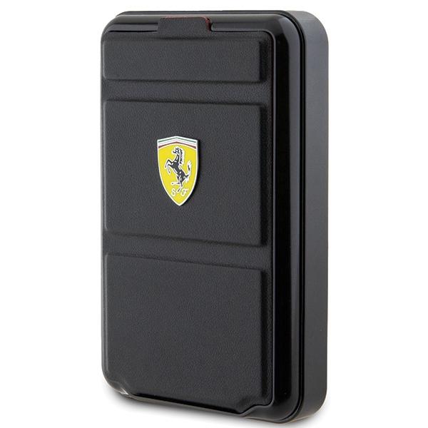 Ferrari Powerbank Bezprzewodowy 15Wfepb10Msplek 10000 Mah Z Funkcją Standu Czarny/Black Metal Logo Magsafe