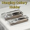 Stainless Steel Fork Chopsticks Storage Basket Rust Proof Cutlery Drainer Rack  Kitchen Use