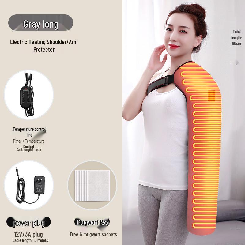 Rechargeable Electric Heating Massager for Shoulder Joint Therapy and Cold Protection