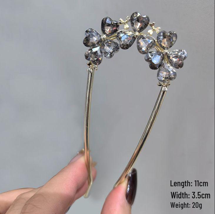 Épingle à cheveux vintage en forme de U avec pompon paon pour femmes - Épingle à chignon nacrée pour Cheongsam et Hanfu