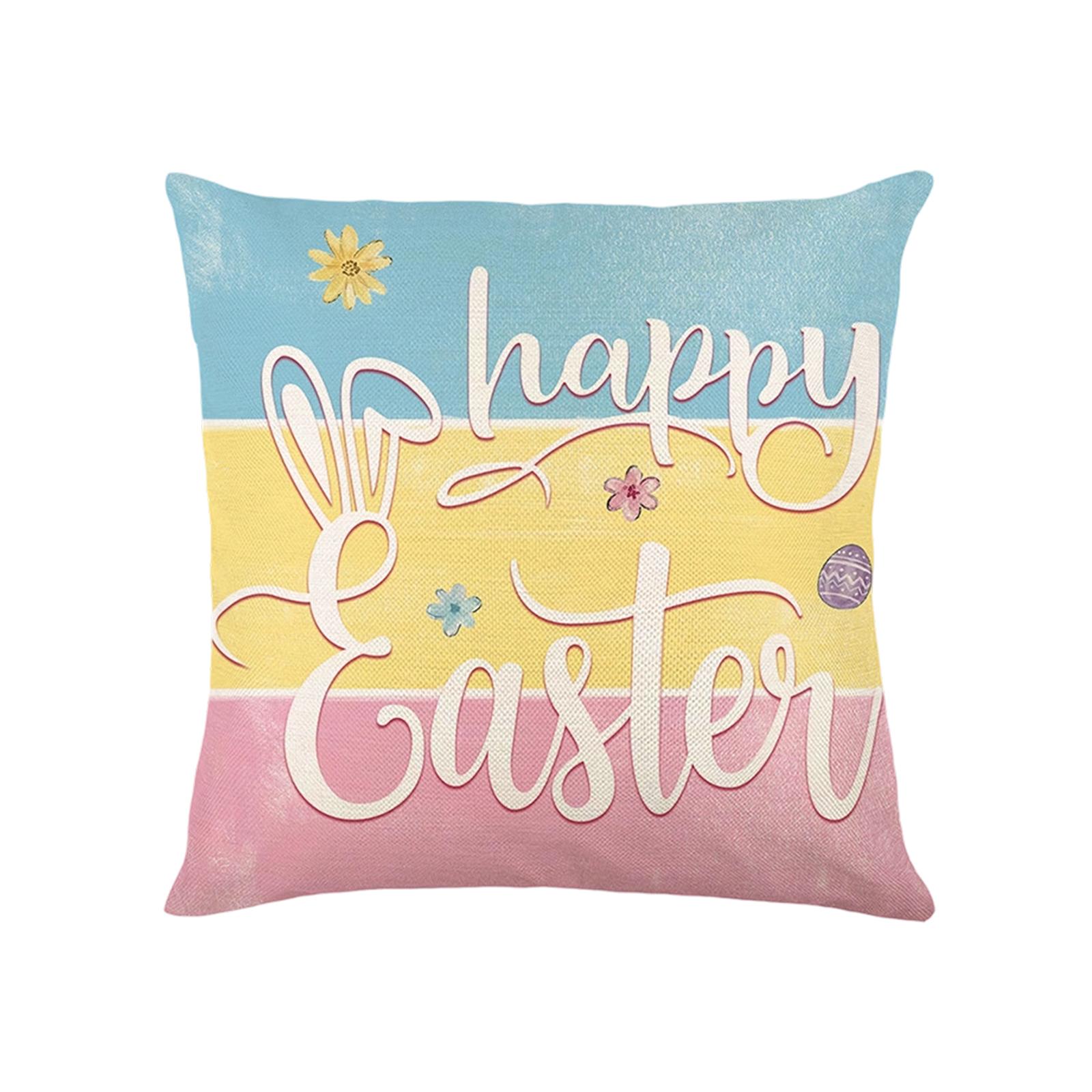 

Easter Pillowcase, 17.71 X 17.71 Inches, Winter Holiday Theme, Sofa Cushion Cover. One Size