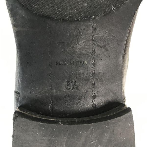 Italy Made/HUGO BOSS/Leather Long Nose Plain Toe Shoes/6.5/25.0-25.5/Brown/BROWN/Business Dress Shoes(USED)