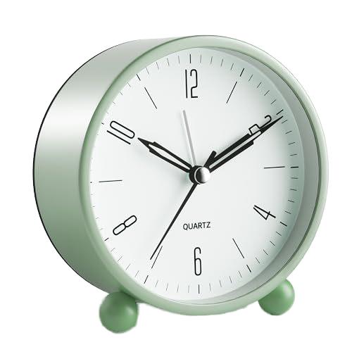 Factory Direct New Cute Cartoon Alarm Clock Quartz Table Type Small Home Office Bedroom Living Room Student Dormitory Artifact M