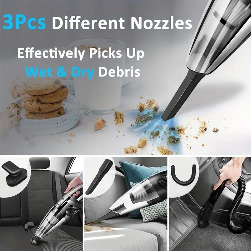 Wireless Car Vacuum Cleaner High Power Portable Handheld Dust Collector Home Strong Suction