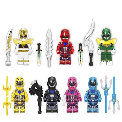 Equipo Dinosaurio Mecha Ensamblaje Bloques de Construcción Minifigura Juguetes Educativos para Niños
