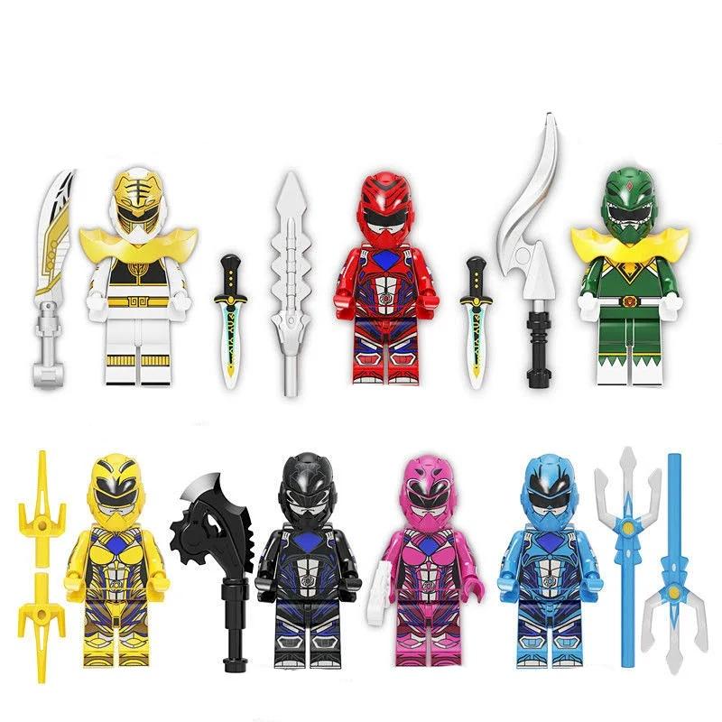 Dinosaur Team Mecha Assembly Building Blocks Minifigure Educational Children's Toys