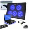 Laptop hűtőpad csendes 3 működési mód 2xUSB 12-17"