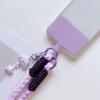 Woven Fashion Cartoon Pendant Mobile Phone Lanyard with Clip - Sturdy Anti-Lost Crossbody Chain