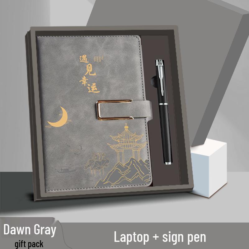 A5 Custom Thick Notebook: High-Value Student Prize & Enterprise Meeting Journal with Logo Printing.