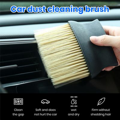 Yüksek Yoğunluklu Yumuşak Kıllı Araba Toz Alma Fırçası Otomatik Klima Havalandırma Delikleri İç Fırça
