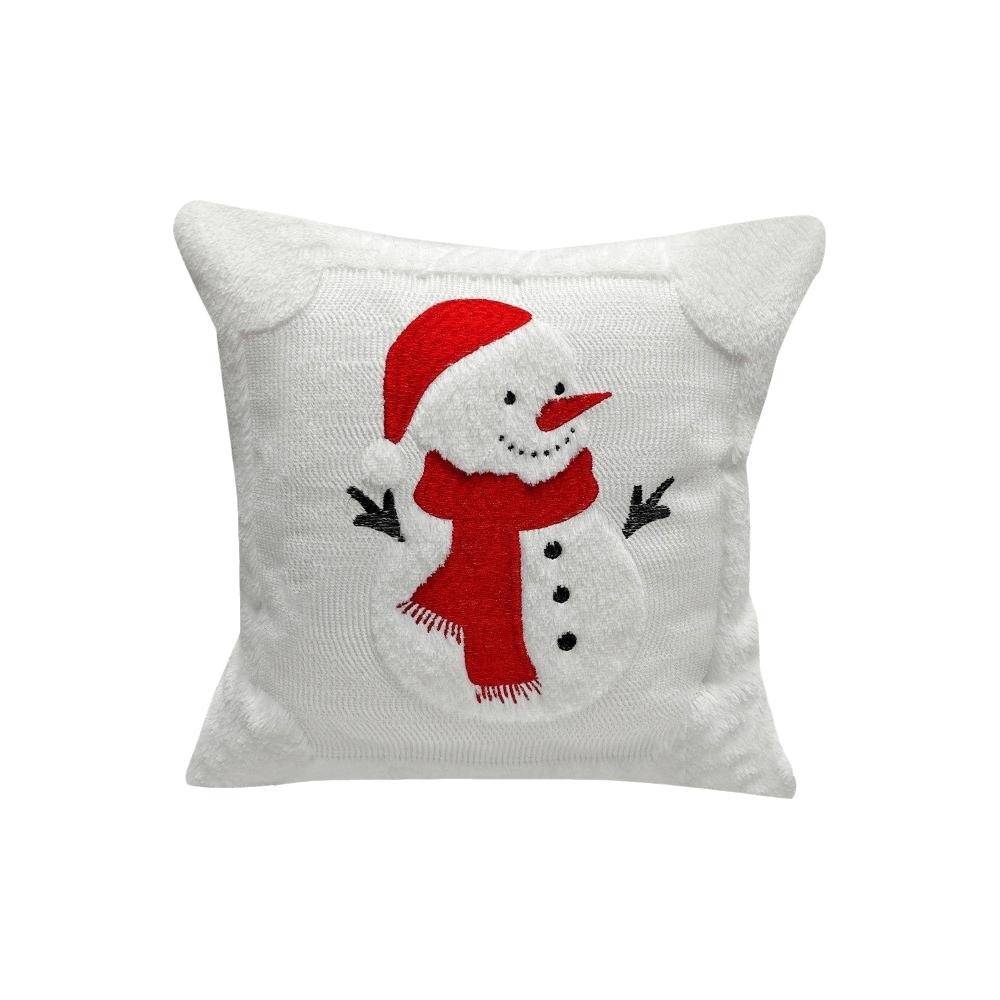 Reindeer Christmas Pillow Covers Plush Xmas Pillowslip Throw Cushion Case  Festive Holiday