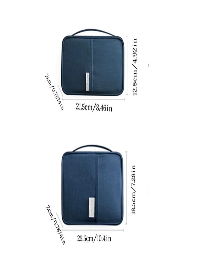 New Multifunctional Business Passport Bag Cationic Waterproof and Dustproof Document Bag Portable Overseas Travel Passport Holder
