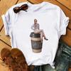 Mode Druck T-shirt Kawaii Melanin T Shirt Frauen Lustige Schwarz Afrikanische Lockige Haare Mädchen Graphic Tees Ästhetischen T-shirt Weibliche Unisex