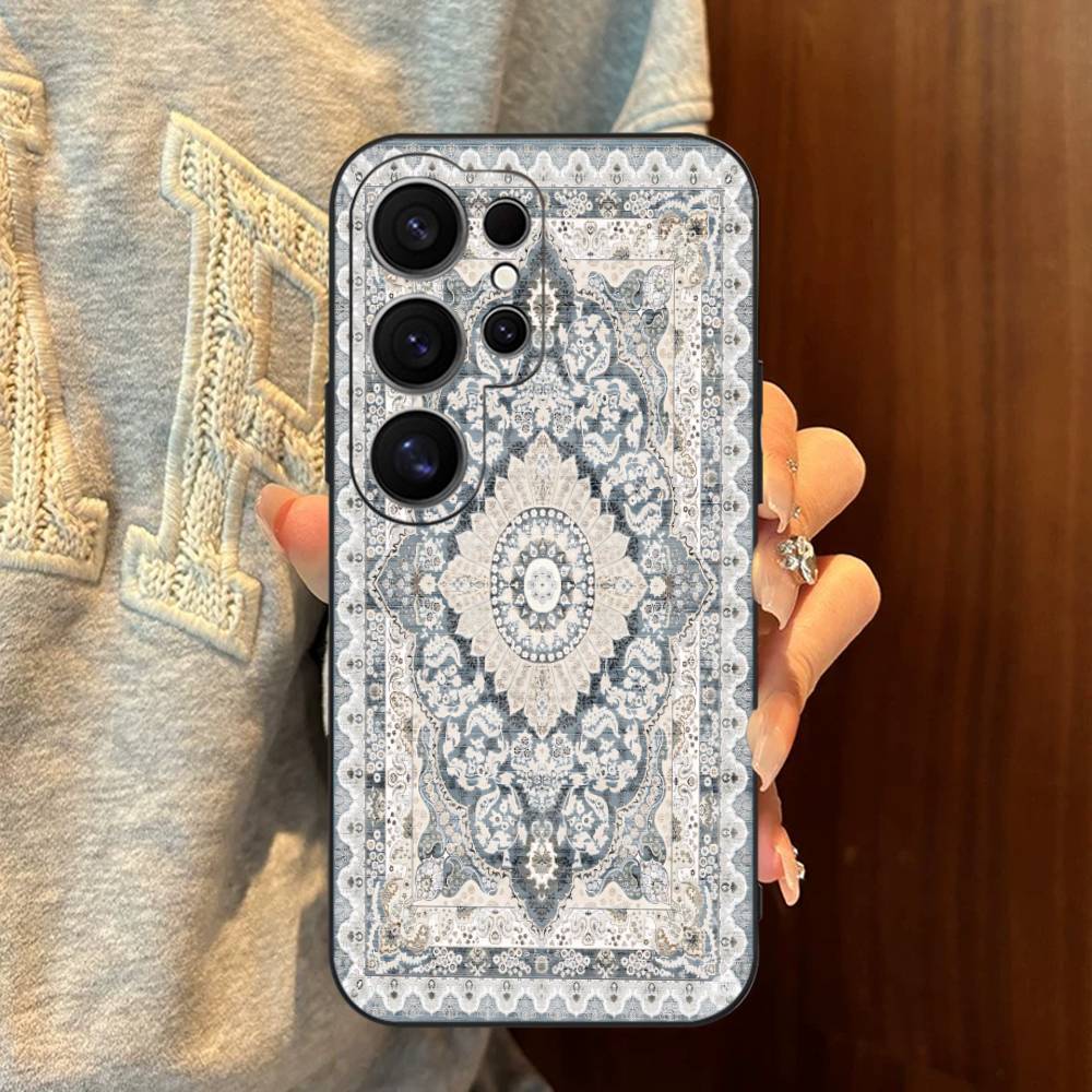 Retro Persian Printed Phone Case For Samsung S 24 Fe 25 Ultra Plus 20 Lite 21 30 22 23 24 22 Ultra 5G Fundas