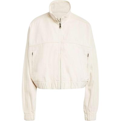 Originals Premium Essentials Track Top Vintage Short Denim Sports Loose Long Sleeve Jacket Women Jacket Light-Brown IW5748