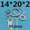 Thickened Galvanized Iron Flat Washer: Small Outer Diameter, Narrow Edge