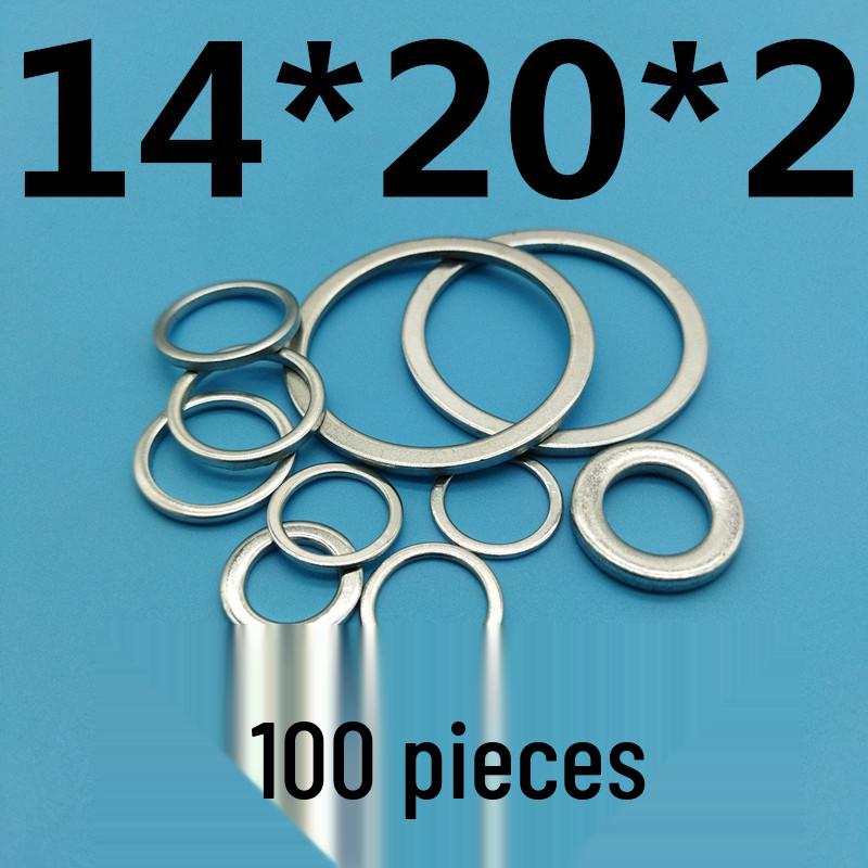 Thickened Galvanized Iron Flat Washer: Small Outer Diameter, Narrow Edge