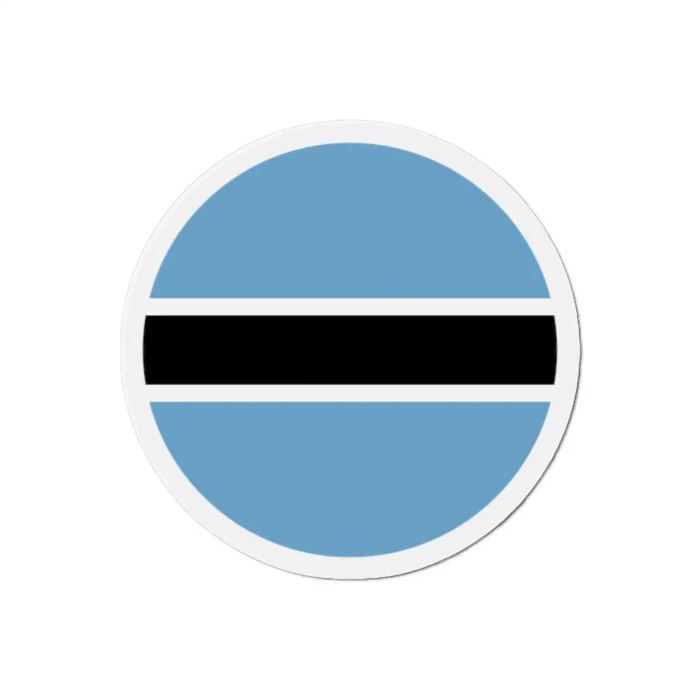 Aimant Rond - Botswana - 8 cm - 50 pièces - Multicolore - Mixte