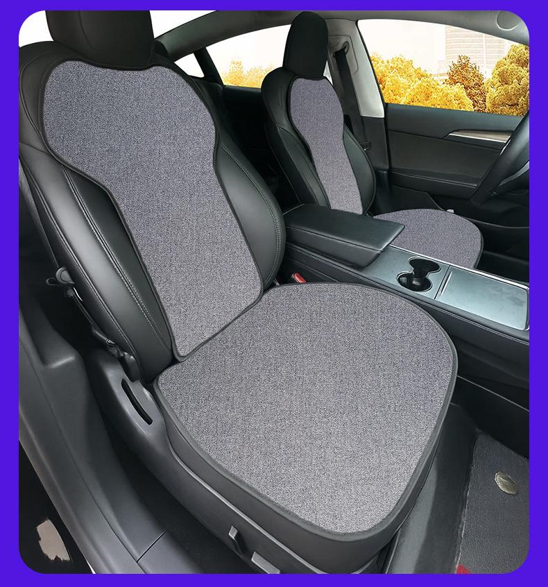 Tesla Model 3/Y Car Seat Covers: Durable, Full Coverage & Wear-Resistant for Front and Rear Seats