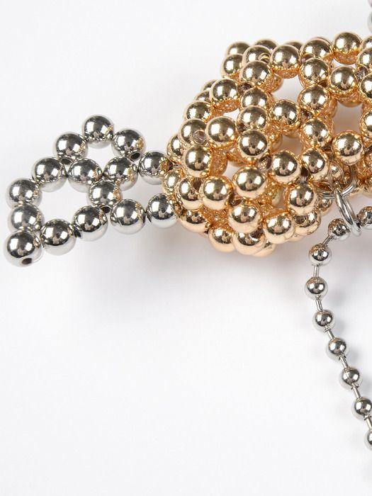 Eireve BEADED ANGEL HEART BAGCHARM (METAL GOLD)