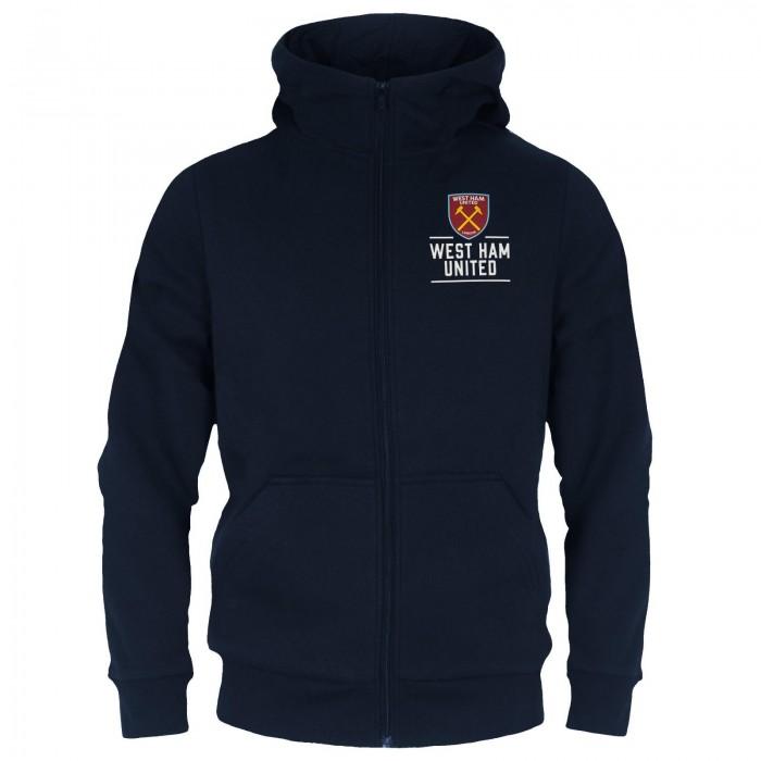 West Ham United FC Boys Full Zip Hoodie