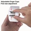 2/4/6 Pcs Stainless Steel Hand Protector Finger Shield Kitchen Safe Chop Cut Tool Kitchen Tool for Slicing Dicing Chopping