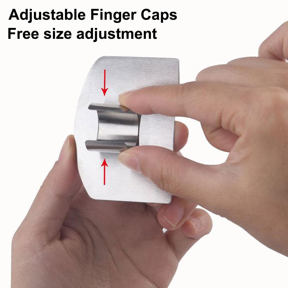 2/4/6 Pcs Stainless Steel Hand Protector Finger Shield Kitchen Safe Chop Cut Tool Kitchen Tool for Slicing Dicing Chopping