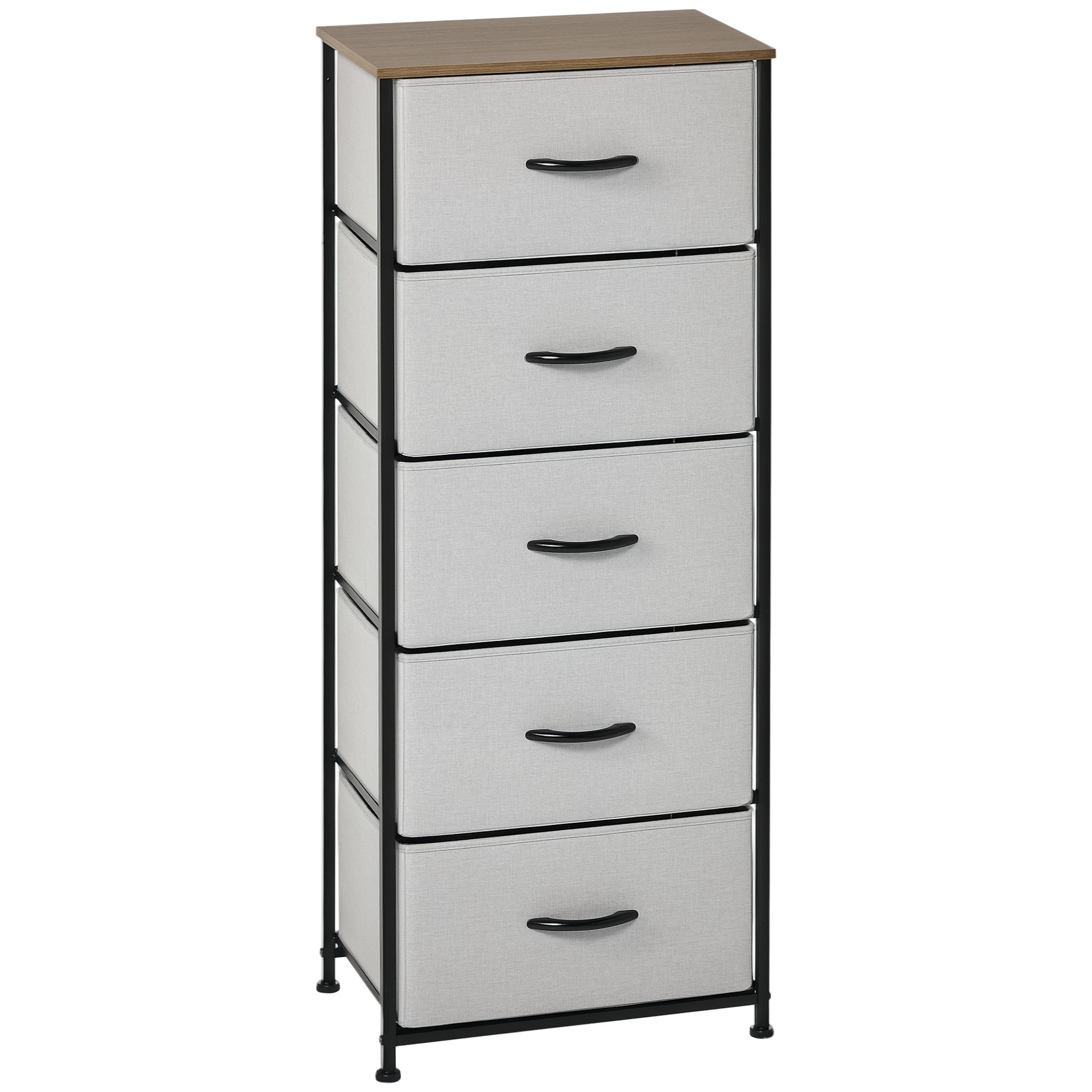 Chest of 5 Drawers Storage Unit