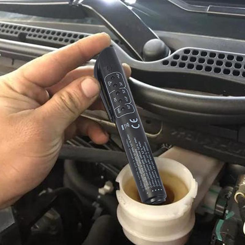 Brake Fluid Tester Battery Operated Brake Fluid Liquid Tester Pen Oil Quality Check Pen Oil Moisture Analyzer for DOT3/DOT4/DOT5