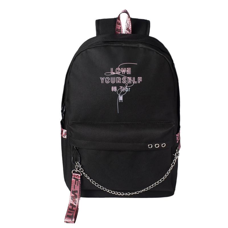 Bangtan Kpop Bts Boy USB Rucksack Lässige Schultasche Laptoptasche Reiserucksack