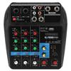 4 Channel Music Console Mixer Sound Mixing for Bluetooth USB Home Production K Songs