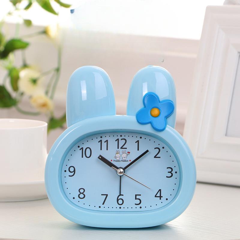 Creative Cartoon Animal Alarm Clock Simple Fashion Colorful Children's Gift Mute Alarm Clock