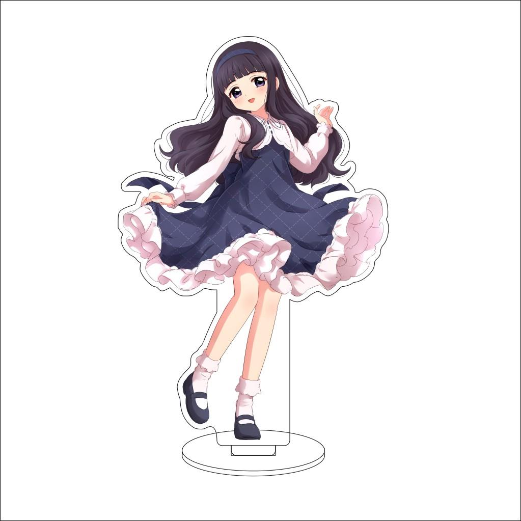 16CM Anime Cardcaptor Sakura Cosplay Acrylic Stand Ornaments KINOMOTO TOUYA/Daidouji Tomoyo Figure Stand Halloween Gifts