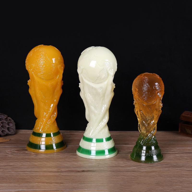Qatar 2022 World Cup Resin Model of Jules Rimet Trophy - Football Souvenir Handicraft