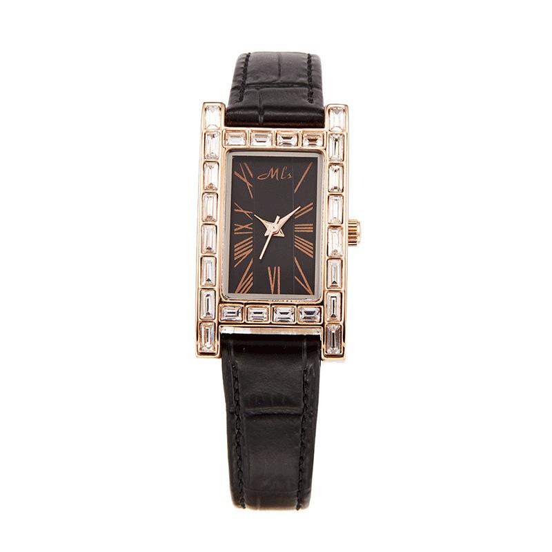 Ladies Small Exquisite Watch Women, Wind White Light Luxury Niche Women'S Watch Small Dial Women'S Rectangular Watch Retro