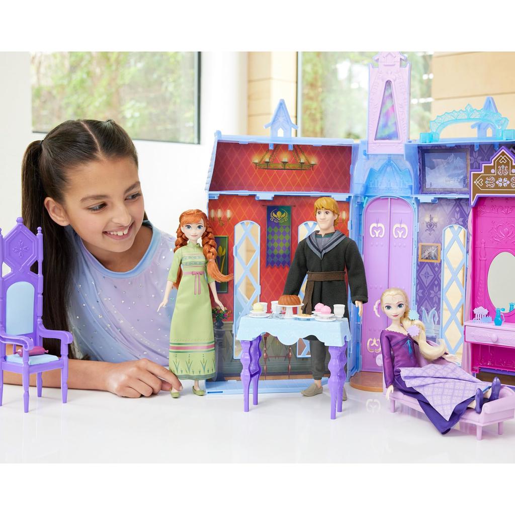 Mattel Ledové království - Oblékněte si a hrajte si na Annu a Arendelle - Bílá figurka Olafa s převlékáním pro věk 3 let a starší - Modrá HYH09 (Disney Frozen) hrát si! Elsa, (3