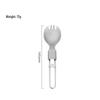 NuFeng Portable Folding Camping Cutlery Set