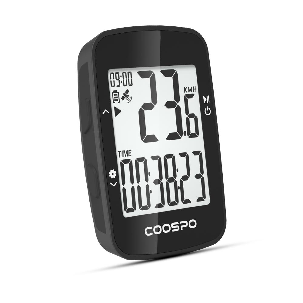 

CooSpo BC26 Wireless Bike Computer GPS Speedometer Odometer Bluetooth5.0 APP Sync Waterproof Road Bike MTB Bicycle чёрный