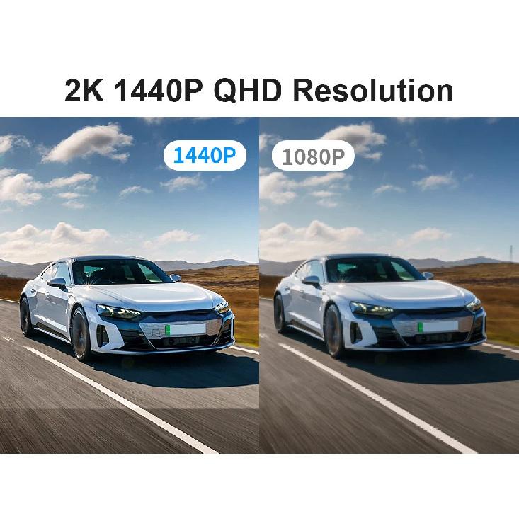 KAWA Car DVR D6 Dash Camera for Car 1440P Video Recorder EN RU FR JP Voice Control 24H Parking Mode App Control Night Vision