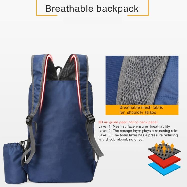 Foldable Camping Backpack Hiking Daypack Water Resistant for Travel Camping