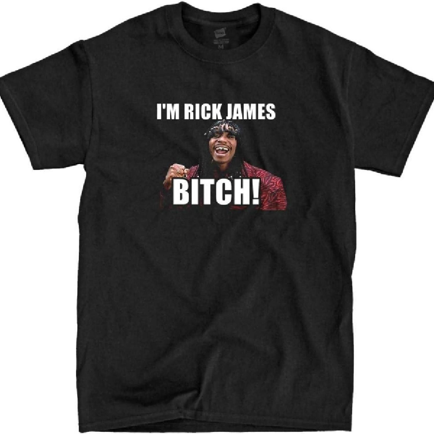 

Dave Chappelle I m Rick James Bitch! - Black T-Shirt XXXXXL чорний
