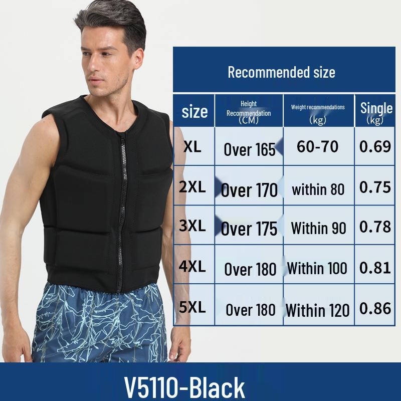 Professional Adult Life Jacket: Swimming, Boating, Fishing, Flood Disaster Relief Safety Vest