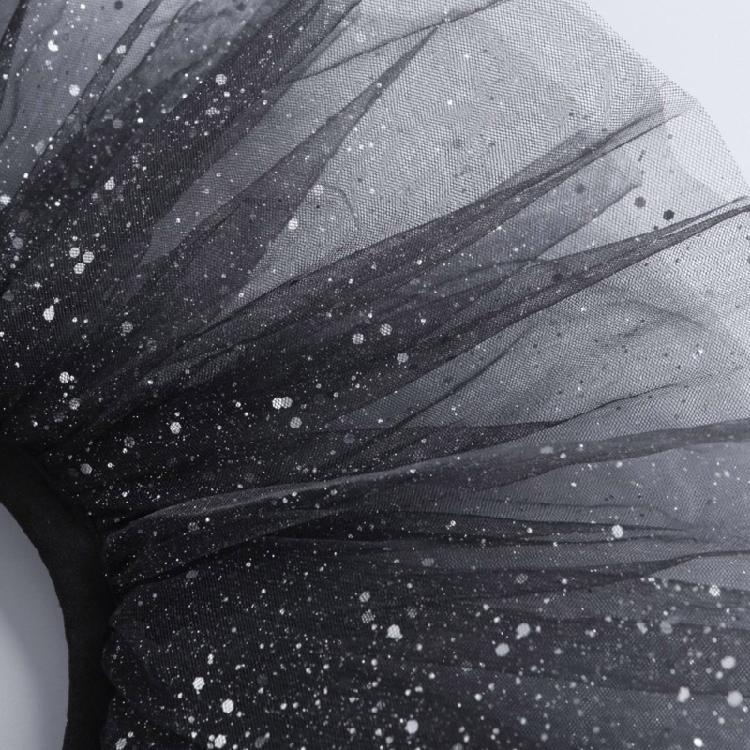 Multiuse Mesh Jabot Collar Vintage Victorian Costume Collar Cosplay Accessory Decorative Collar for Stage Performers