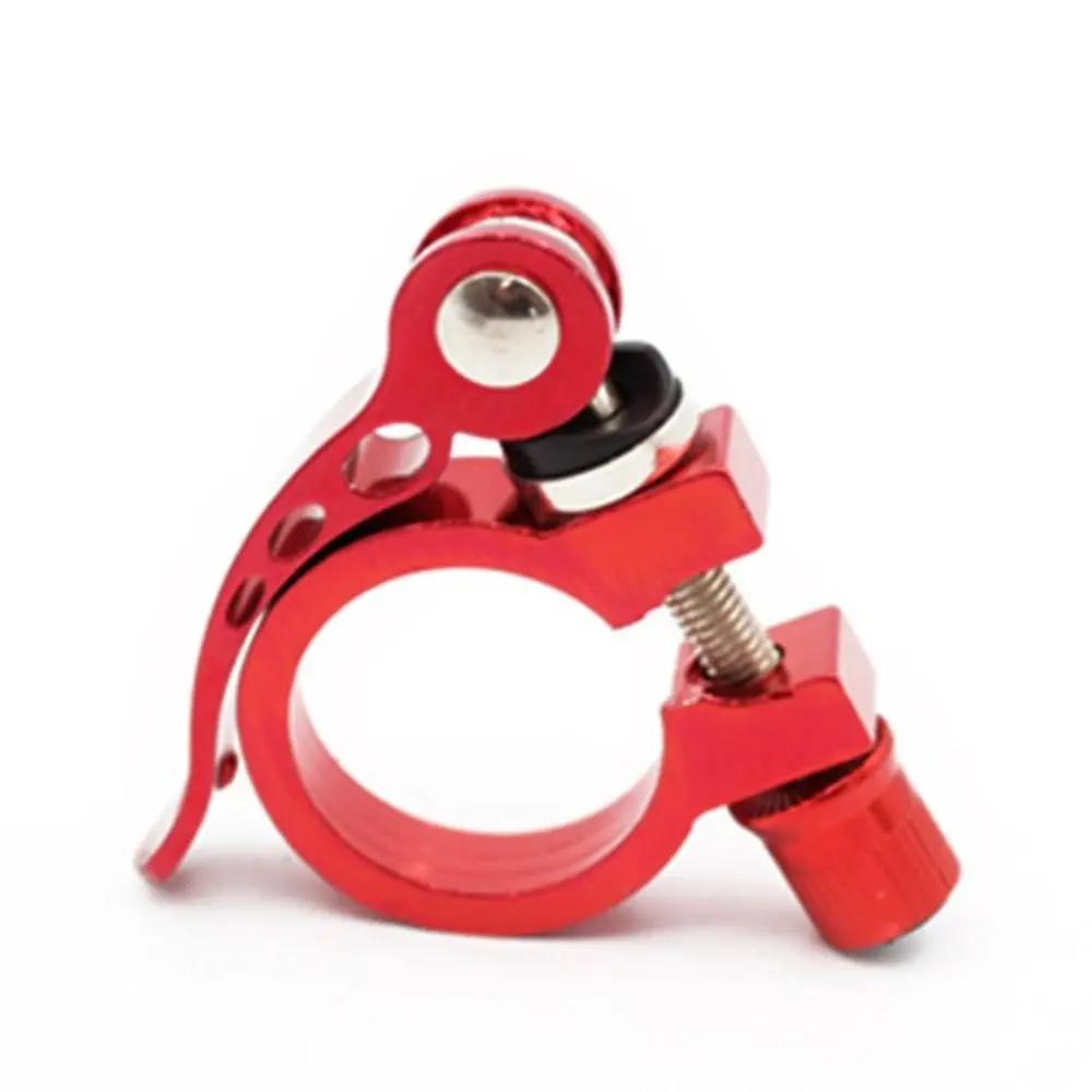 Aluminium Alloy Bike Seat Clamp 5 Colors 25.4/28.6/31.8/34.9mm Seatpost Clamp Ultralight Quick Release Bike Seat Post Tube Clip