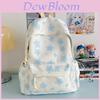Star Printed Cute Girl Backpack For School And Daily Use Made Of Nylon